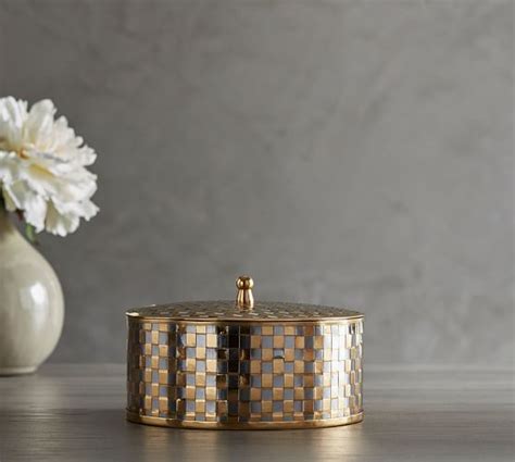 Woven Metal Box 